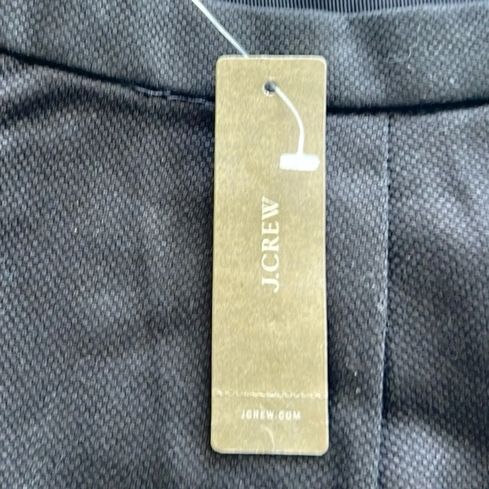 NWT,J.Crew, Gorgeous Side-Zip Shorts Soft Noir, Size 4